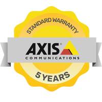 AXIS Free 5-year product warranty