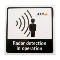 AXIS Radar Detection Sticker EN 10pcs