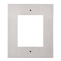2N IP Verso flush frame 1 module silver