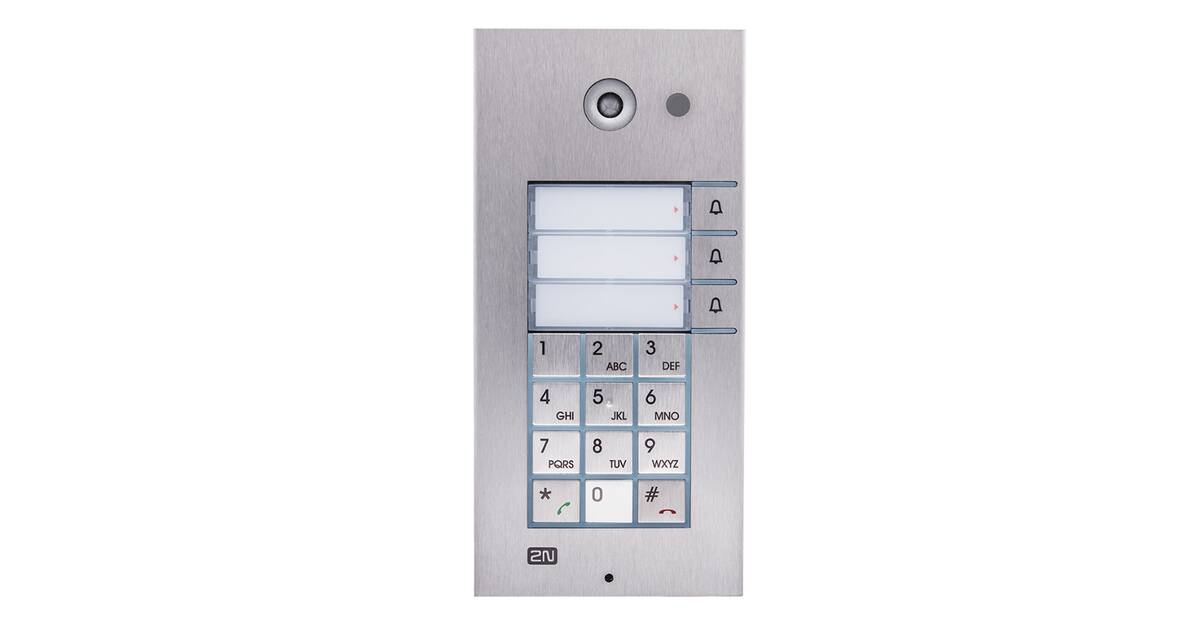 2N IP Vario 3 buttons, keypad, camera | IP Cameras | NetcamCenter