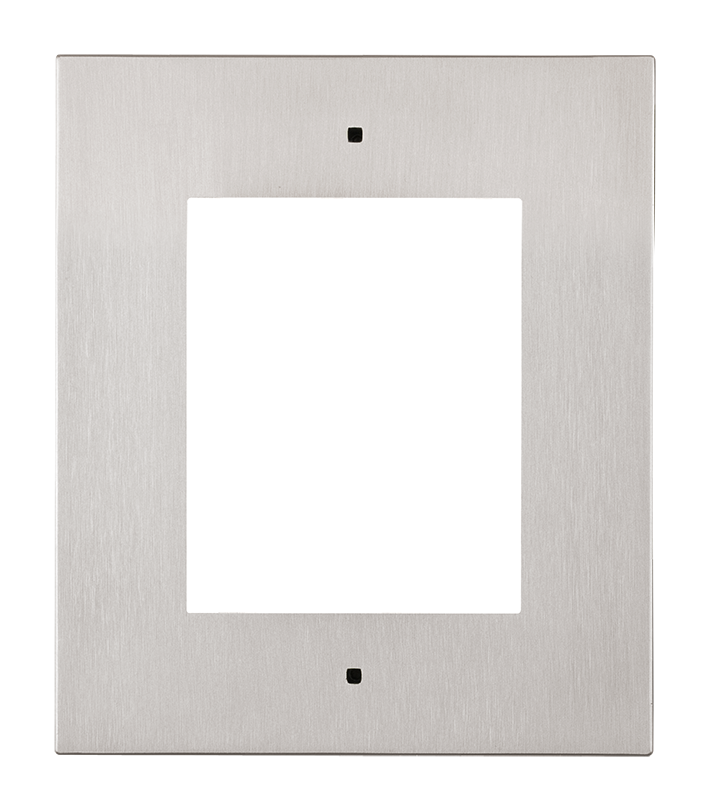 2N IP Verso flush frame 1 module silver
