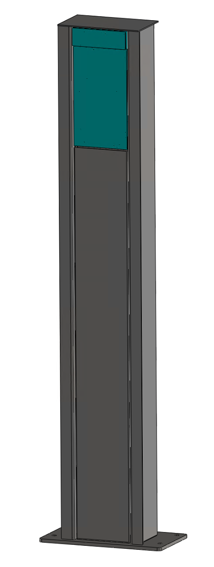 G&G Sicherheitstechnik Stainless Steel Access post IP Style