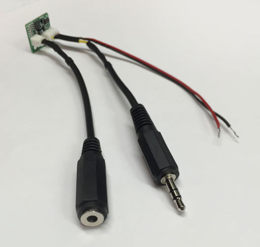 NetcamCenter Microphone electret Power supply 12V