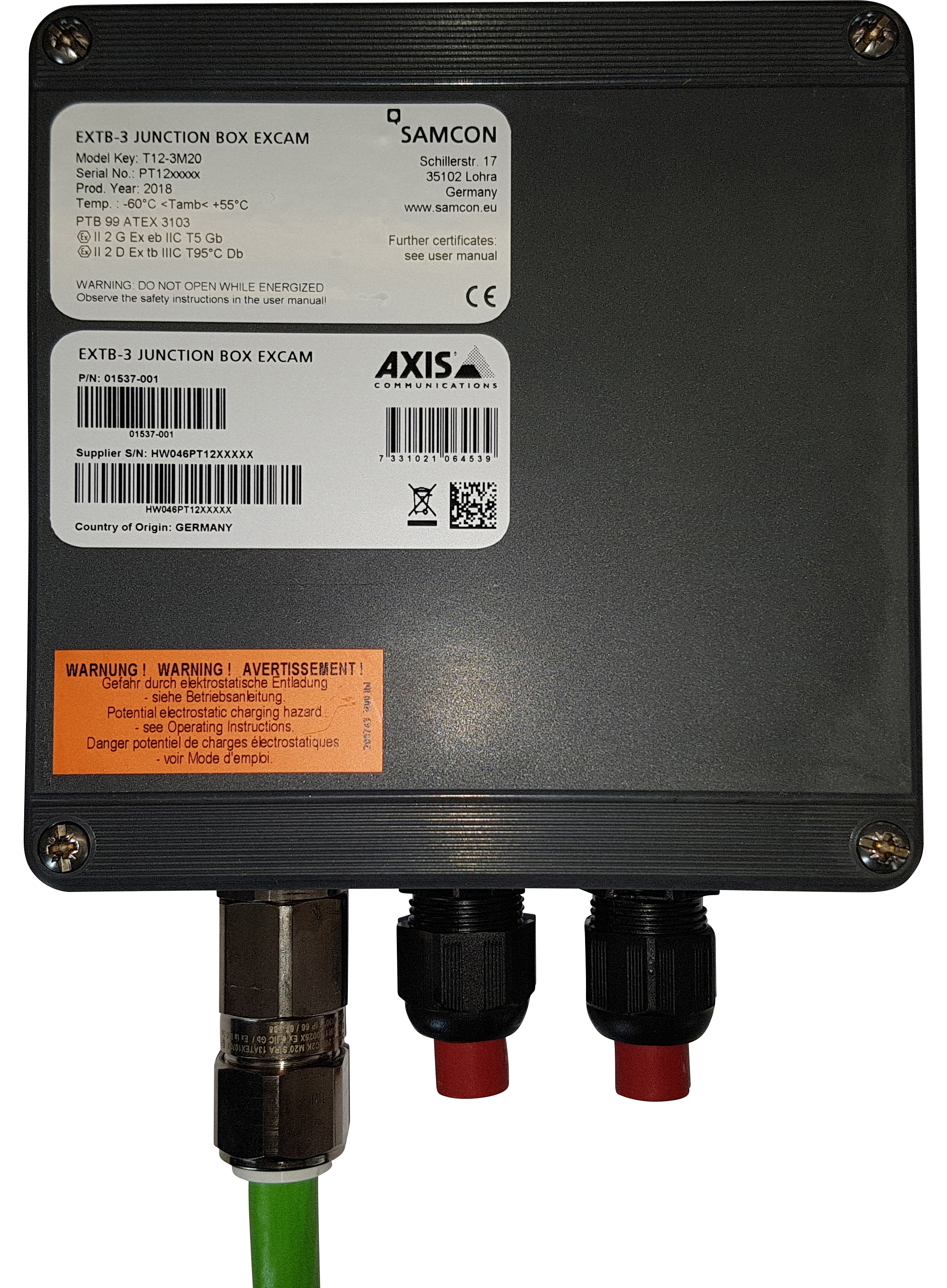 AXIS EXTB-3 Junction Box Excam