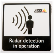 AXIS Radar Detection Sticker EN 10pcs